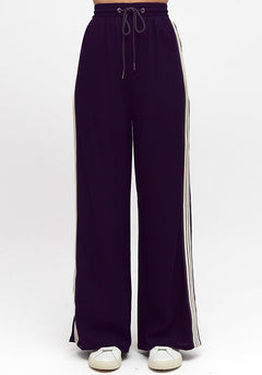 Side Stripe Pants - Navy