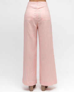 Linen Pants - Pink