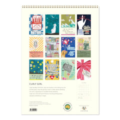 Wall Calendar 2027 - Curly Girl