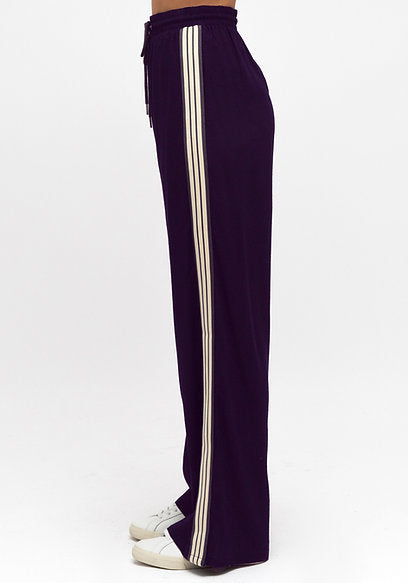 Side Stripe Pants - Navy