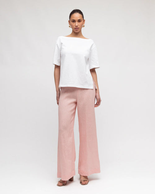 Linen Pants - Pink