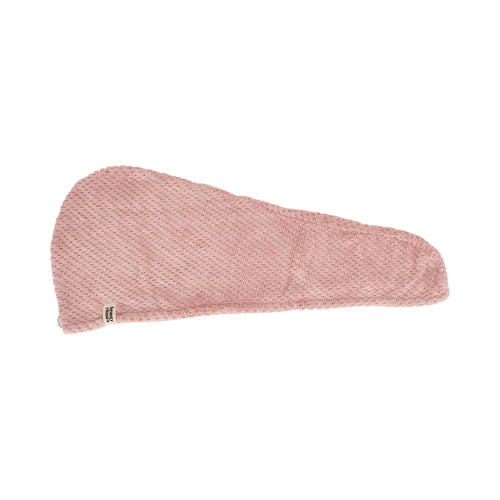 Luxury Waffle Hair Turban - Pink