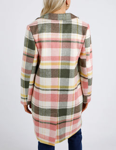 Blanche Check Coat