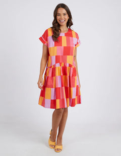 Soleil Check Dress