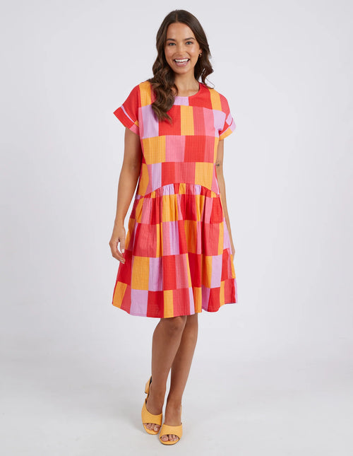 Soleil Check Dress