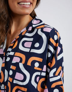 Kirby Geo Shirt Dress