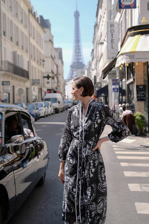 Nelly Butterfly Print Dress