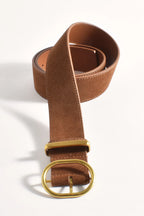 Suede Belt - Tan