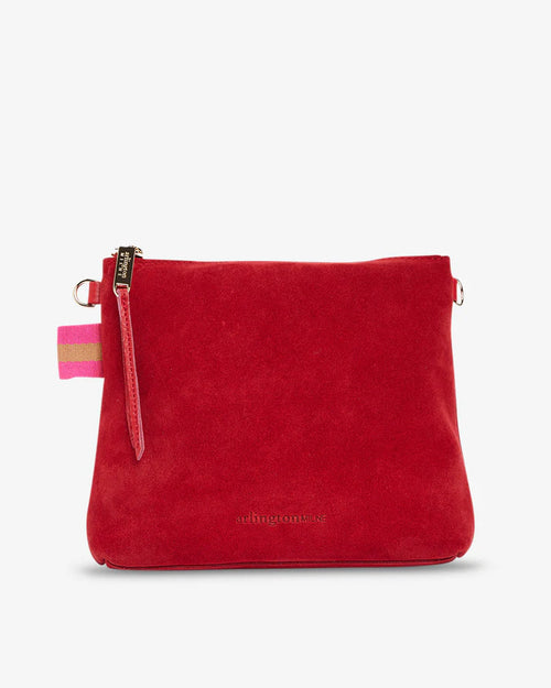 Alexis Crossbody - Red Suede