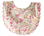 Scallop Bib - Rose Garden