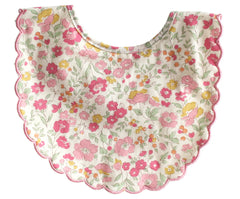 Scallop Bib - Rose Garden