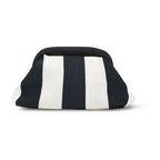 Dumpling Clutch - Black/Cream