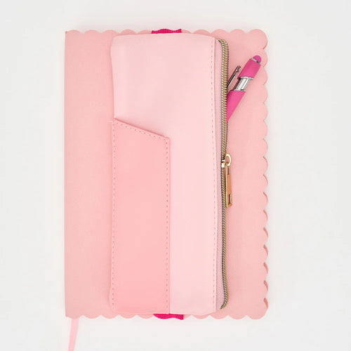 Journal Notes - Pink Scallop