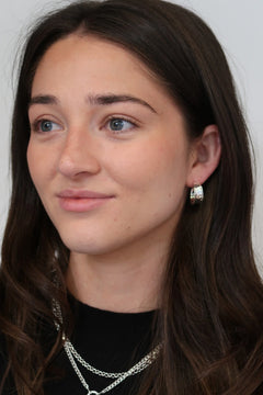 Bianca Mini Hoops - Silver