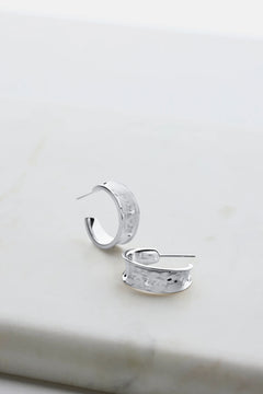 Bianca Mini Hoops - Silver