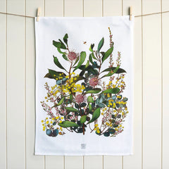 Australian Native Tea Towel - Three For Honey