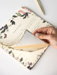 Magnetic Meal Planner Notepad - Cockatoo