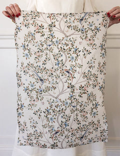 Linen Tea Towel - Camellia Tree
