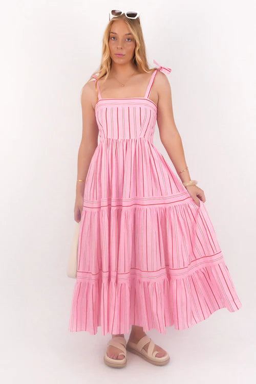 Sicily Stripe Maxi Dress