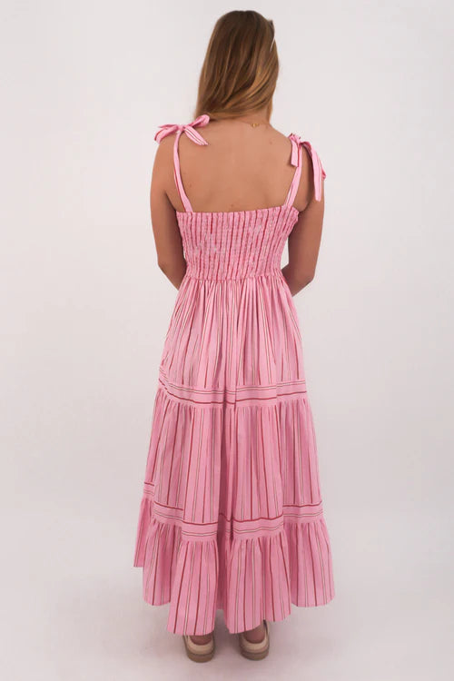 Sicily Stripe Maxi Dress