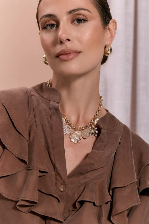 Charlie Multi Charms Necklace