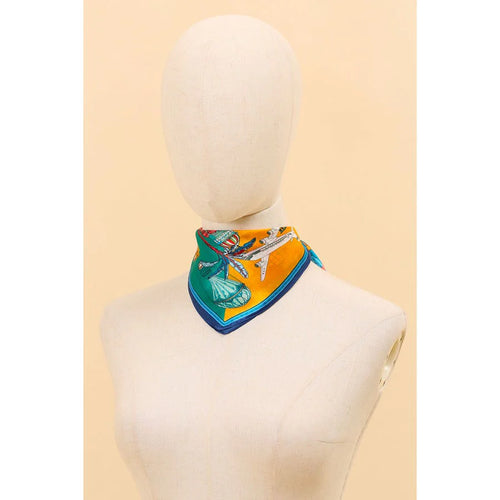 Silk Scarf - Gateaux Coral