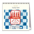Desk Calendar 2027 - Curly Girl