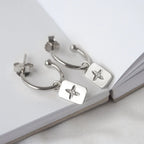 Rectangle Drop Earrings