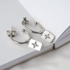 Rectangle Drop Earrings