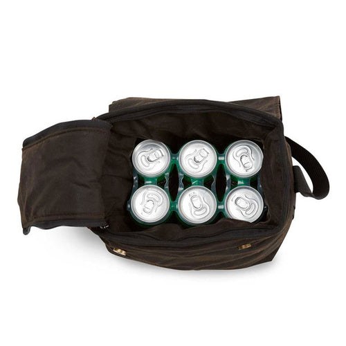 Oilskin 6 Pack Cooler Bag