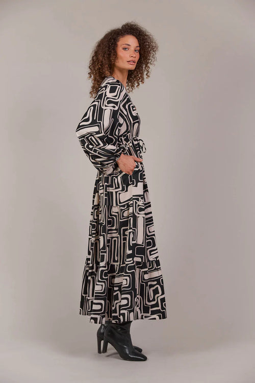 Elsie Maxi Dress - Geo