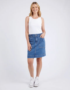 Atlas Denim Skirt