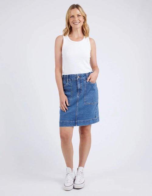 Atlas Denim Skirt