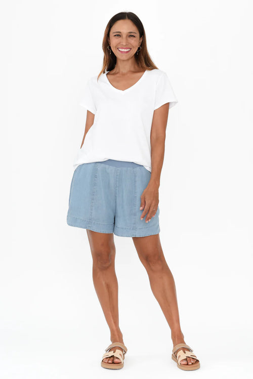 Brielle Chambray Short