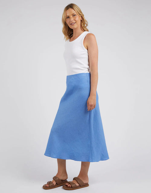 Eleni Skirt - Cerulean Blue