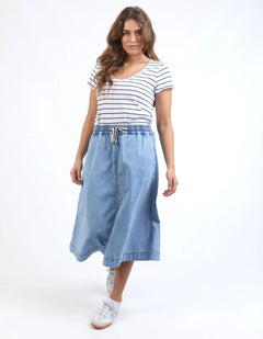 Greta Denim Skirt