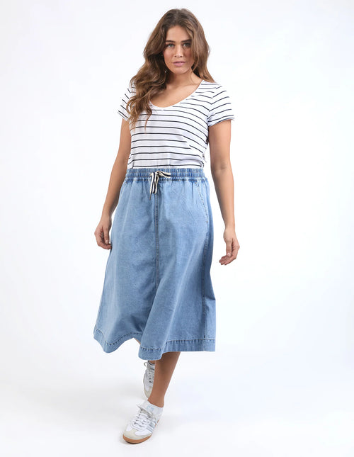 Greta Denim Skirt