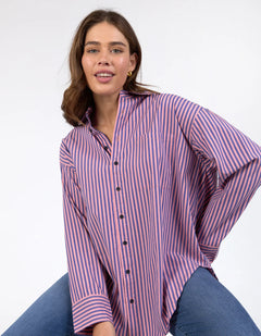 Lila Stripe Shirt