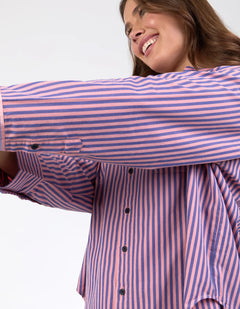 Lila Stripe Shirt