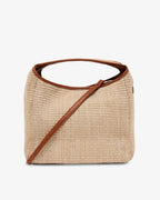 Linton Crossbody - Tan Weave