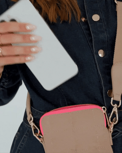 Baker Phone Bag- Taupe