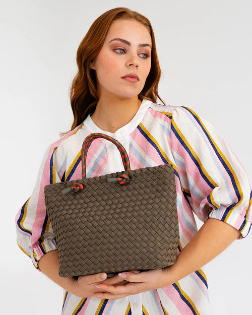 Michigan Tote - Khaki Neo Plait