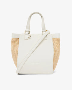 Carnegie Tote - Chalk/Natural Weave