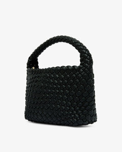 Linton Crossbody - Black Plait