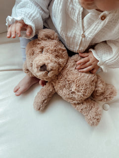 Lou Teddy Heartbeat Comforter
