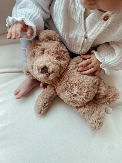 Lou Teddy Heartbeat Comforter