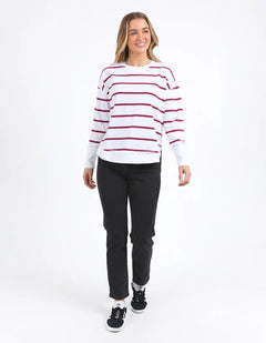 Farrah Long Sleeve - Beetroot Red