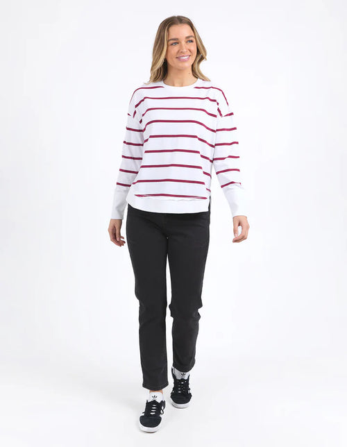 Farrah Long Sleeve - Beetroot Red