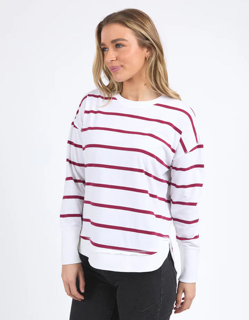 Farrah Long Sleeve - Beetroot Red