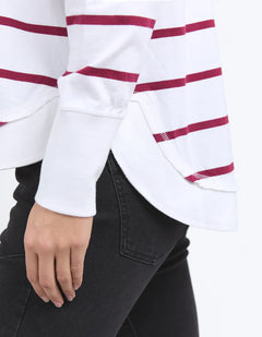 Farrah Long Sleeve - Beetroot Red
